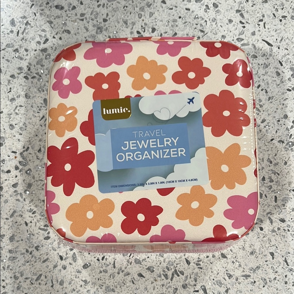 Travel Jewelry Organizer - Floral Design